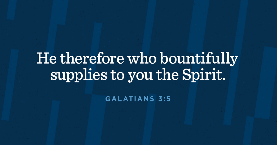How to Receive the Bountiful Supply of the Spirit